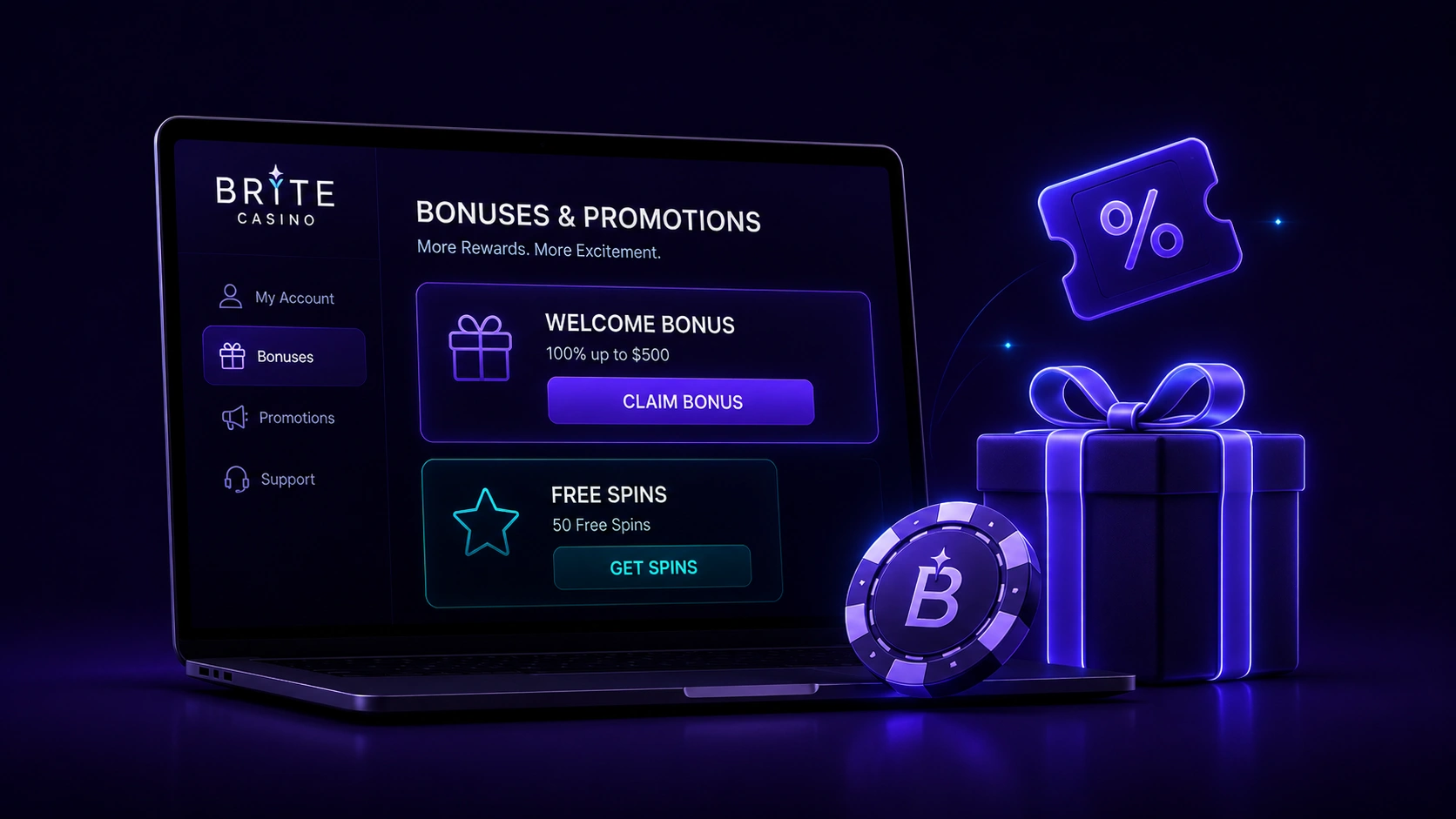 Bonukset Brite kasinoilla